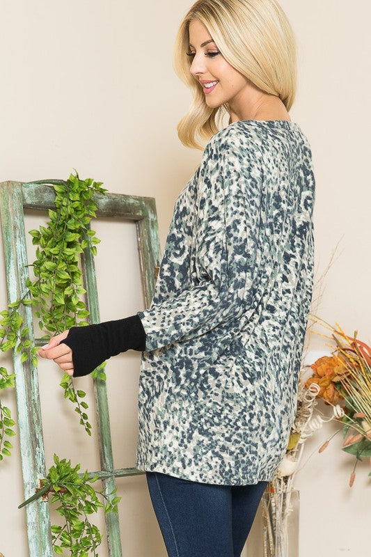 Ultra Soft Dolman Thumbhole Sweater - ShopModernEmporium