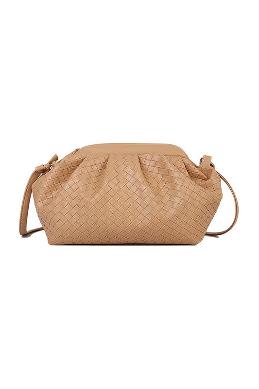 Faux Leather Woven Bag - ShopModernEmporium