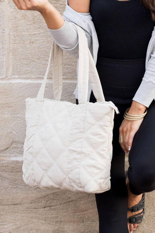 Quilted Tote - ShopModernEmporium
