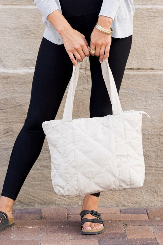 Quilted Tote - ShopModernEmporium