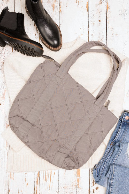 Quilted Tote - ShopModernEmporium