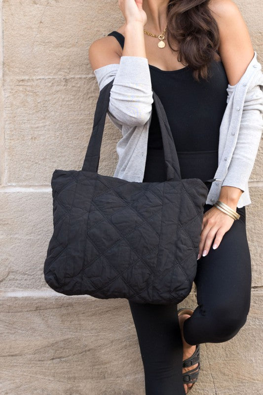 Quilted Tote - ShopModernEmporium