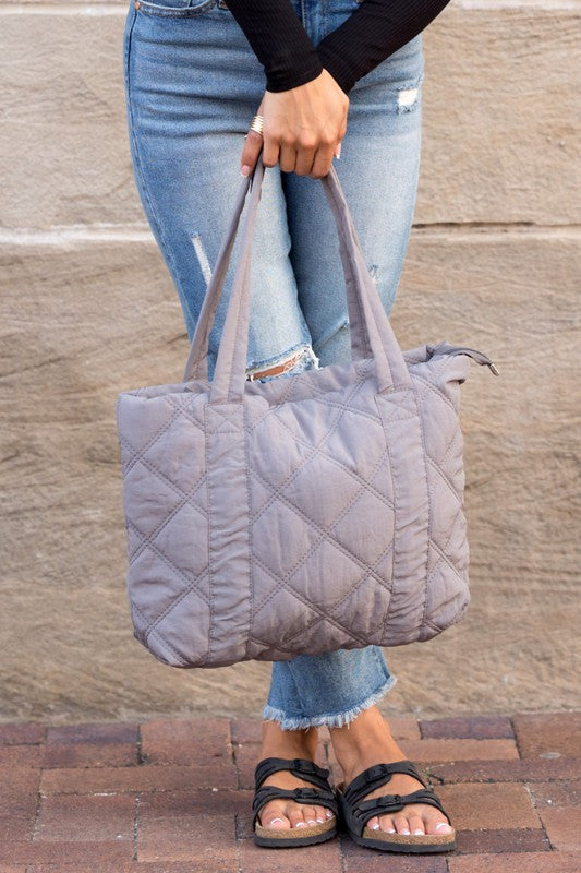Quilted Tote - ShopModernEmporium
