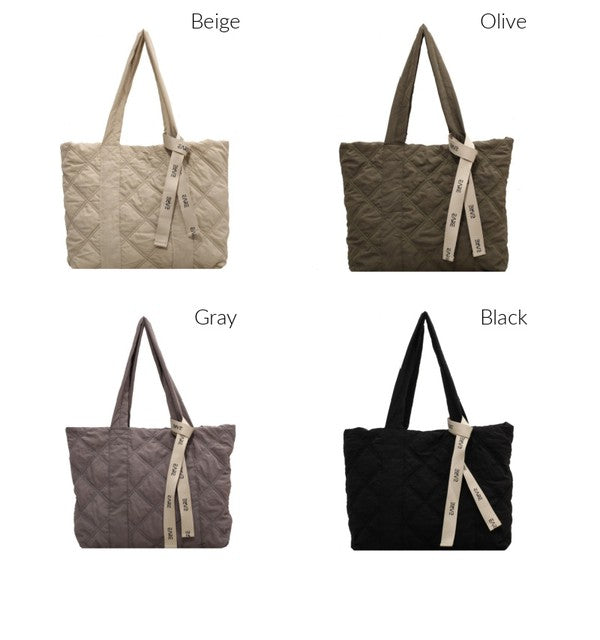 Quilted Tote - ShopModernEmporium