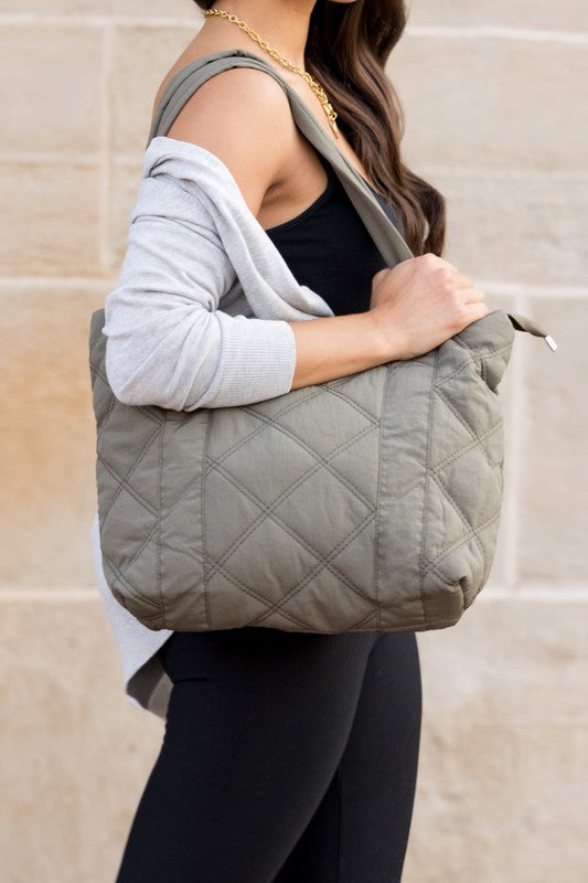 Quilted Tote - ShopModernEmporium