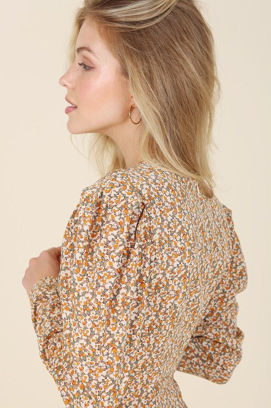 Fit and Flare floral maxi dress - ShopModernEmporium