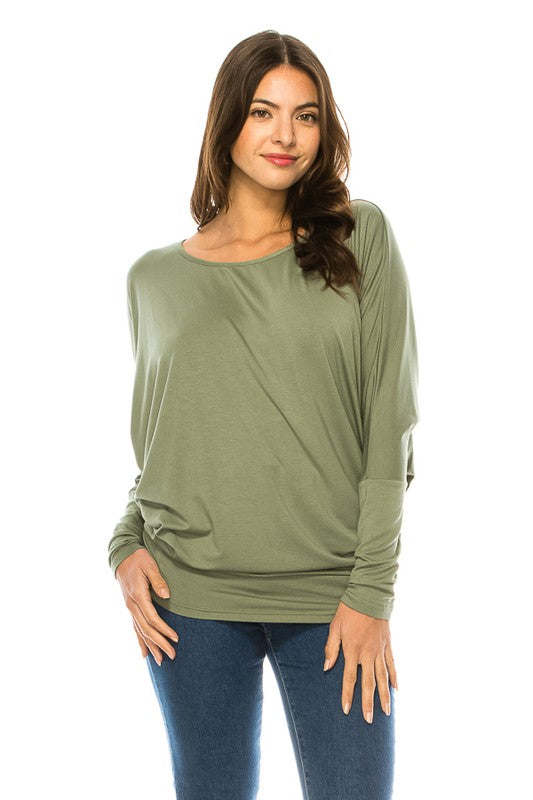 Women's Long Sleeve Round Neck TOP - ShopModernEmporium