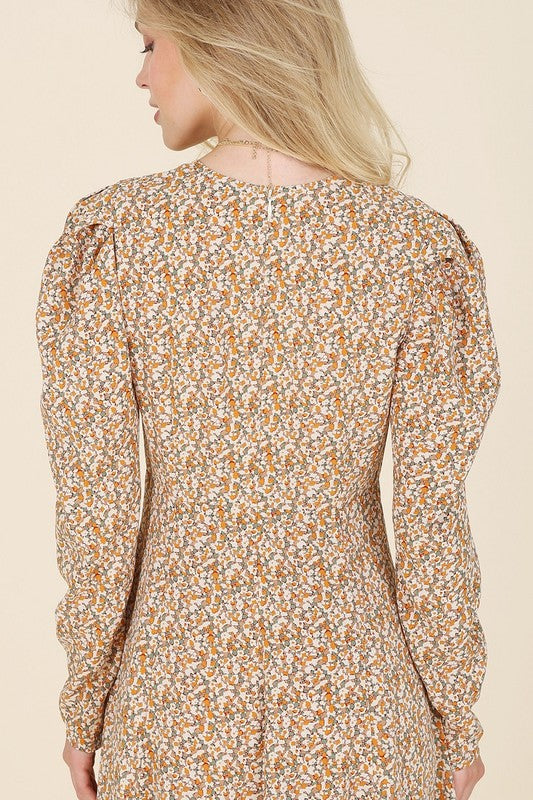 Fit and Flare floral maxi dress - ShopModernEmporium