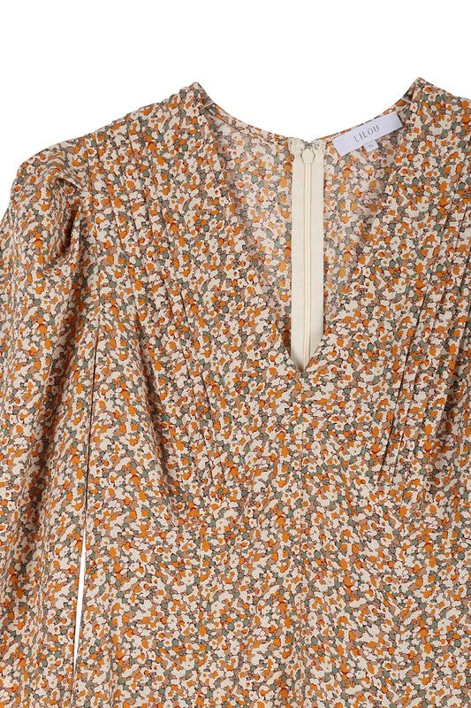 Fit and Flare floral maxi dress - ShopModernEmporium