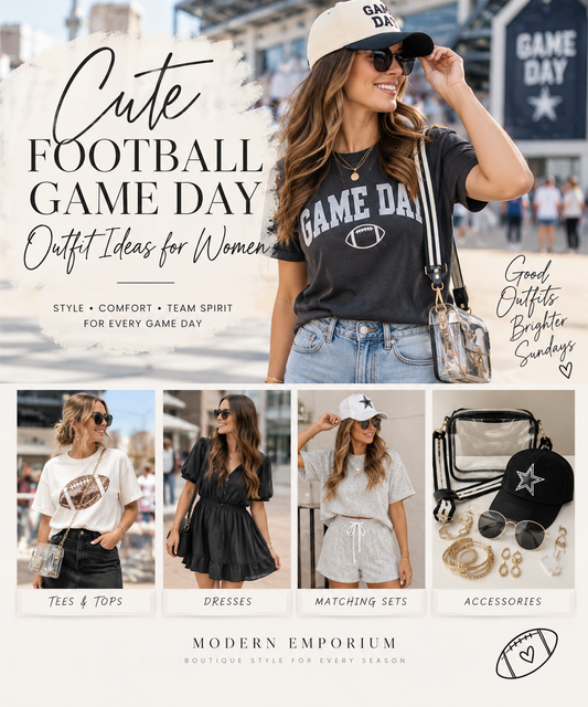 Cute Football Game Day Outfit Ideas for Women: What to Wear This Season