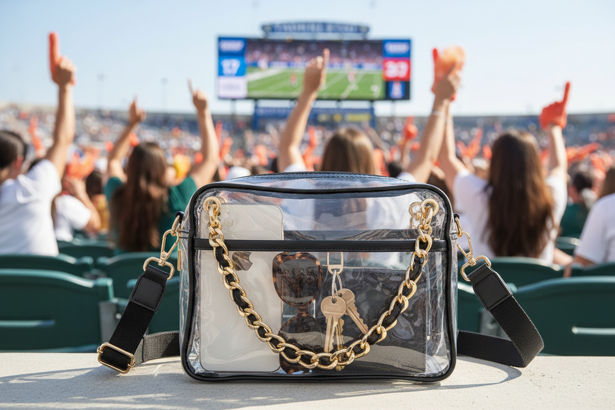 Clear Stadium Bags for Concerts & Game Day