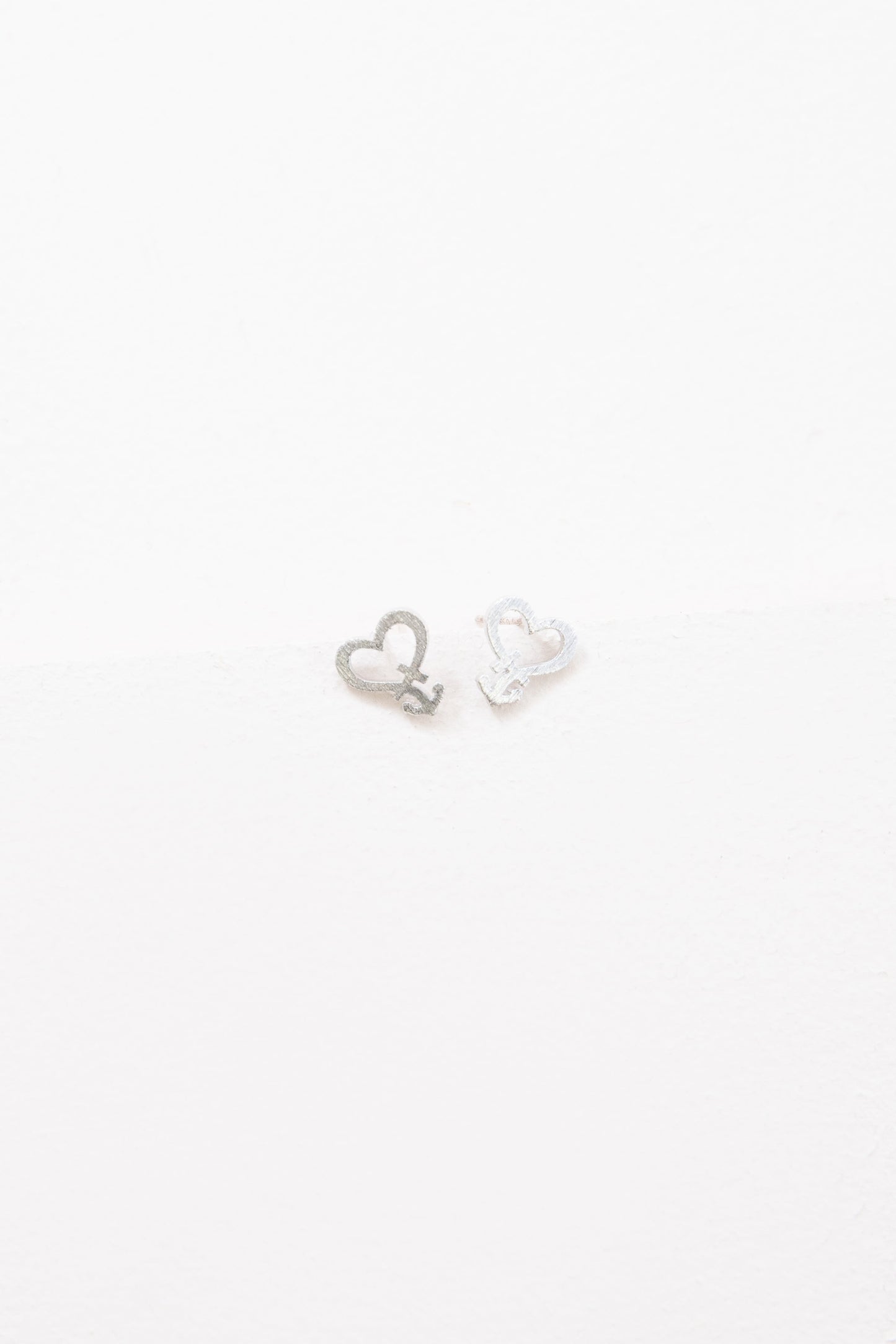 Anchored Heart Earrings