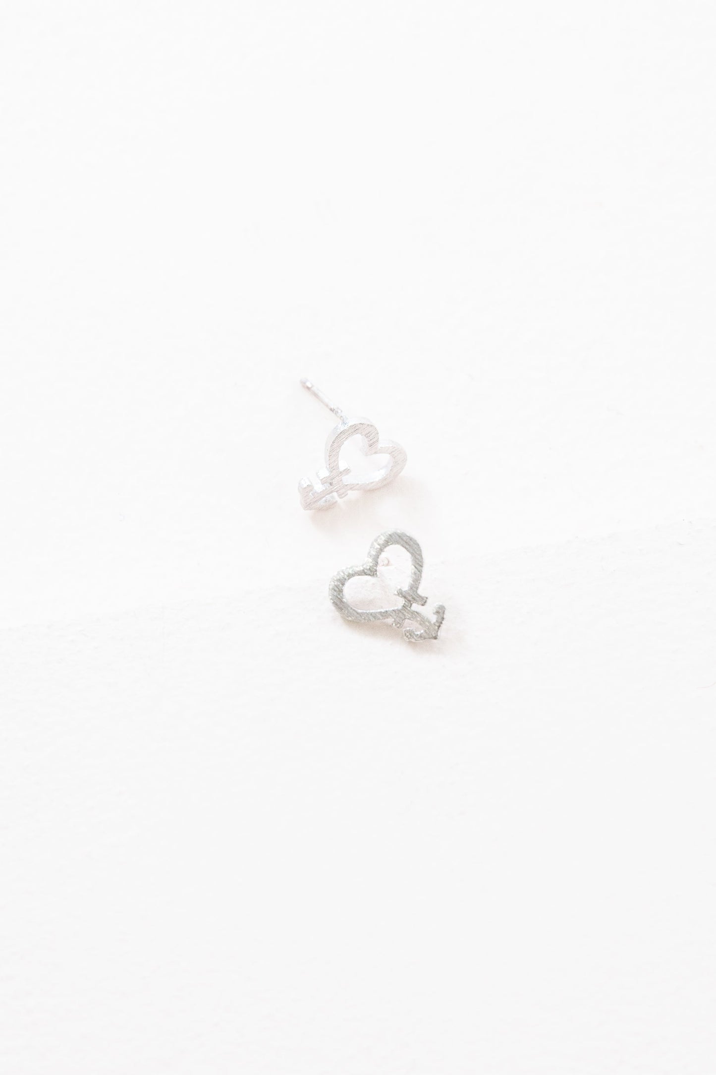 Anchored Heart Earrings