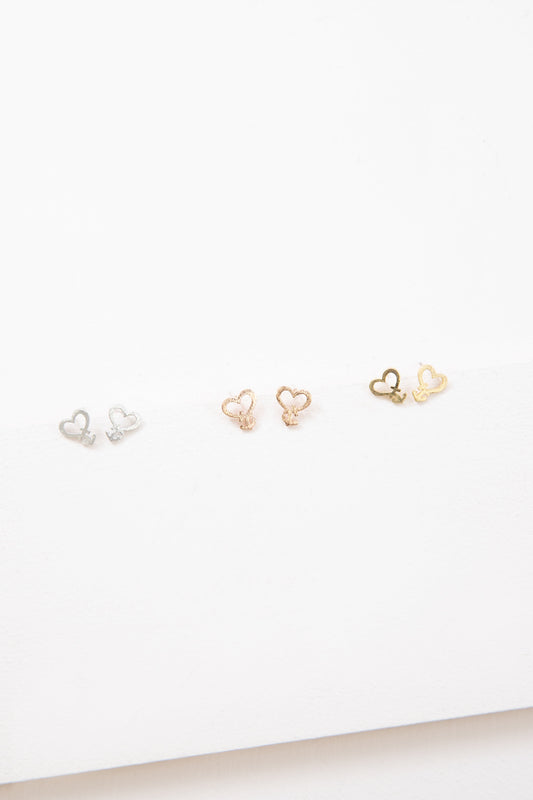 Anchored Heart Earrings