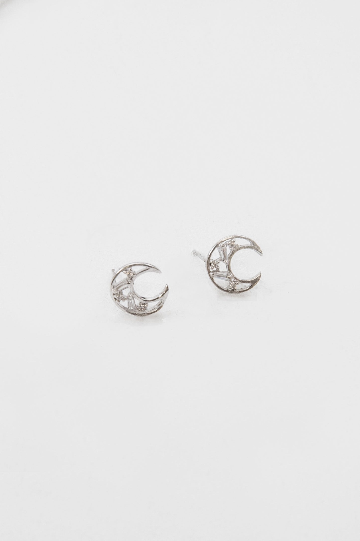 Crescent Stone Earrings