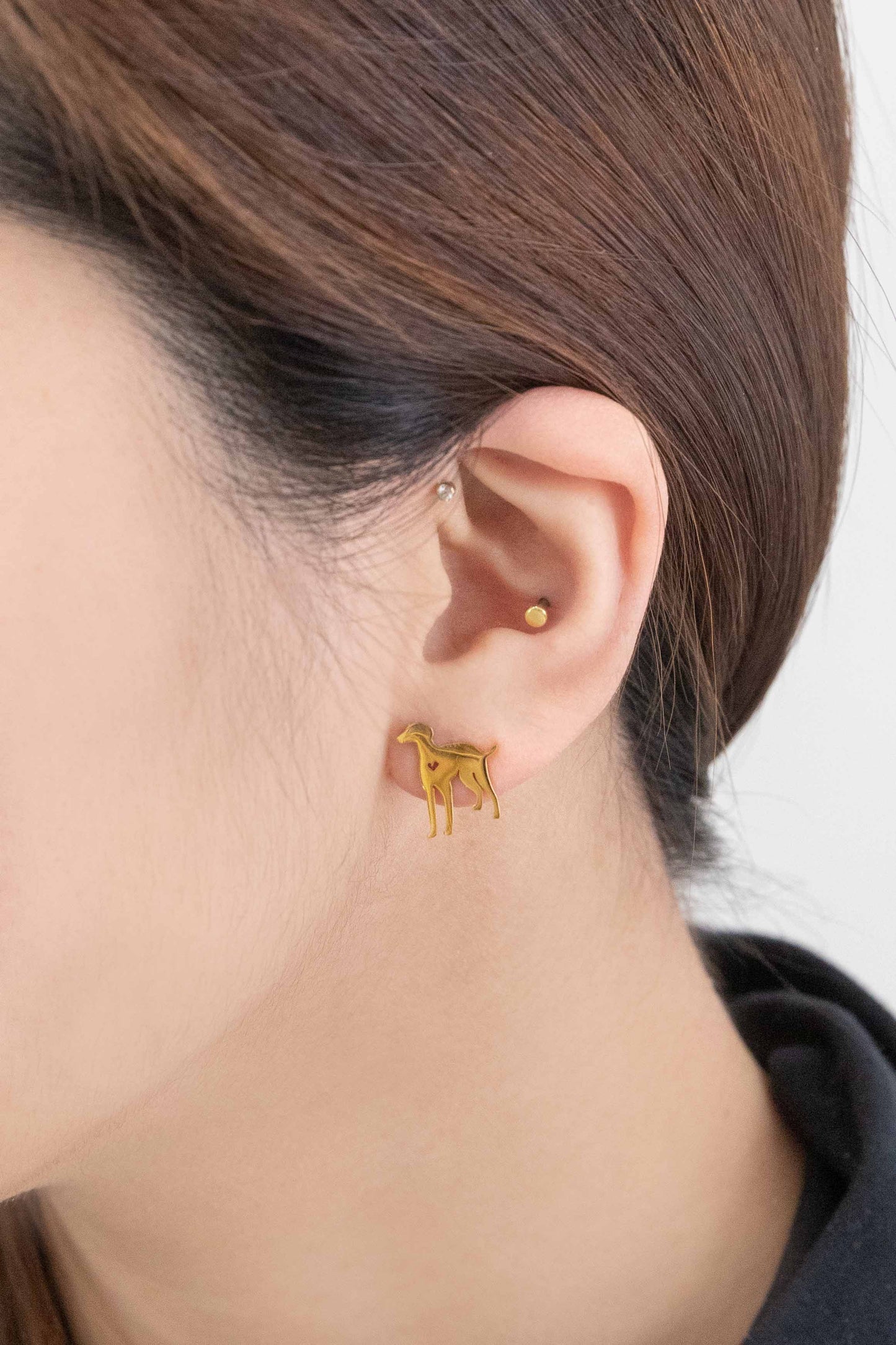 Dog Lover Earrings (14K)