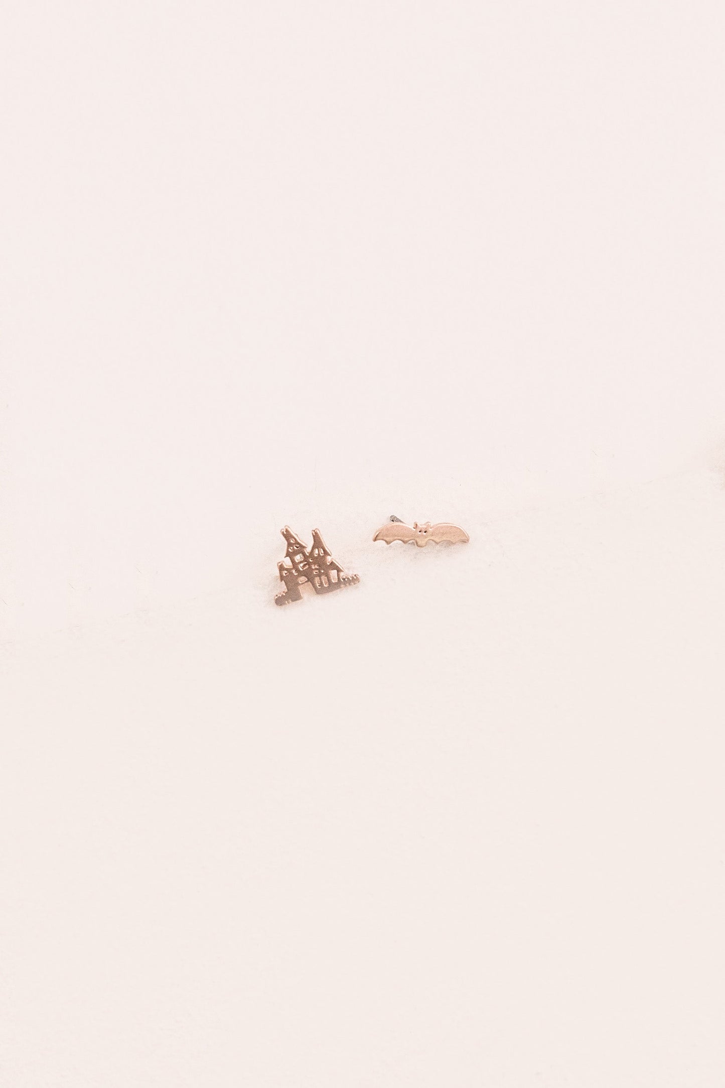 Bat and Castle Earrings