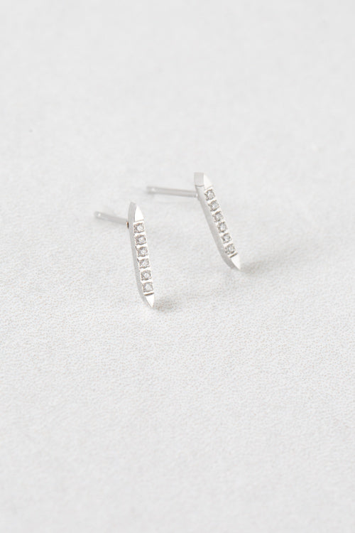 Saber Stud Earrings (14K)