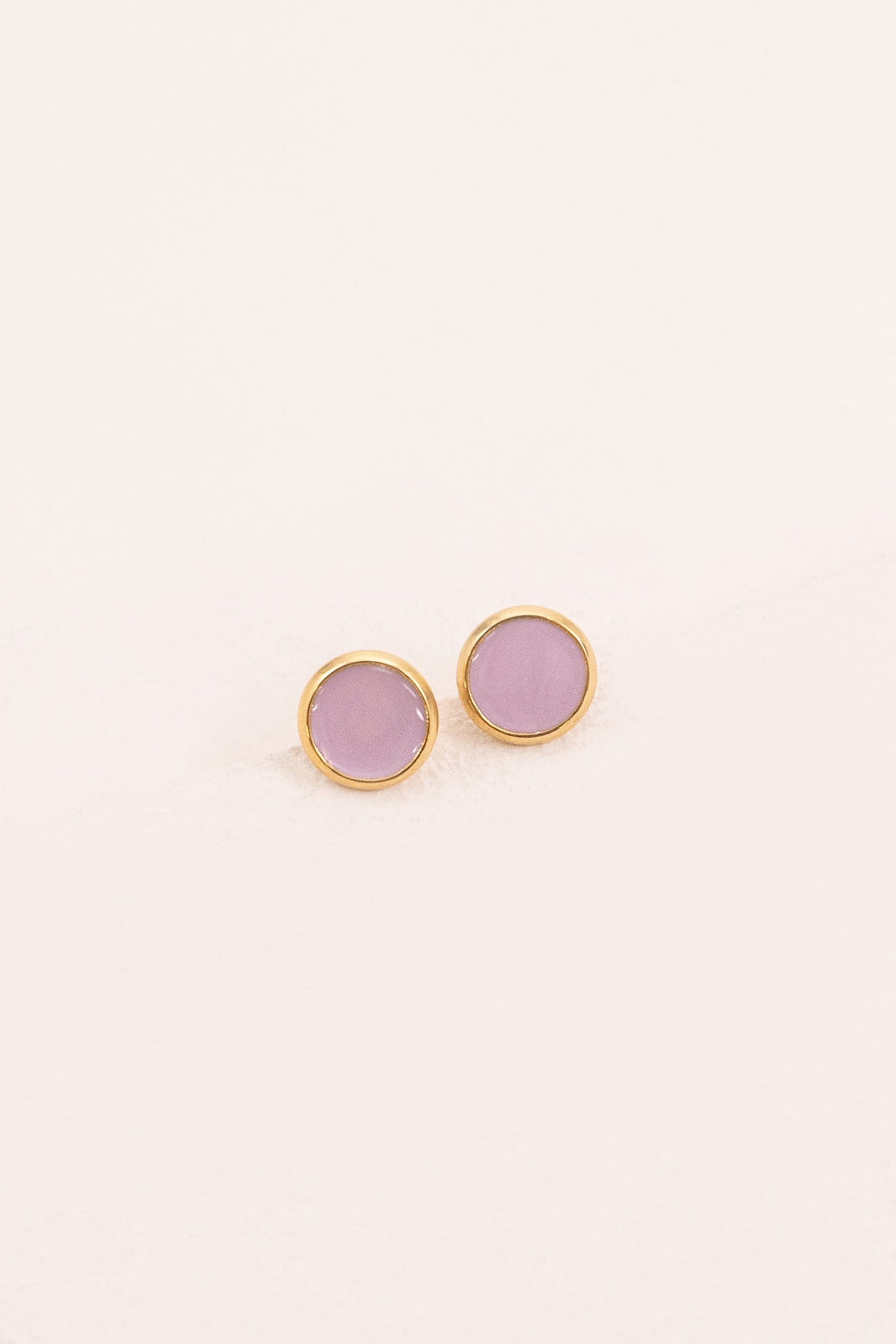 10mm Palette Earrings (14K Gold)