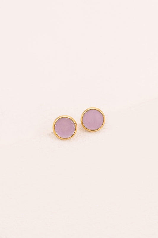 10mm Palette Earrings (14K Gold)