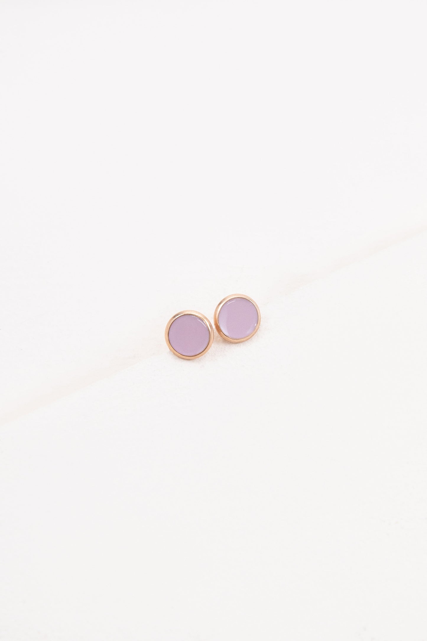 10mm Palette Earrings (14K Rose Gold)