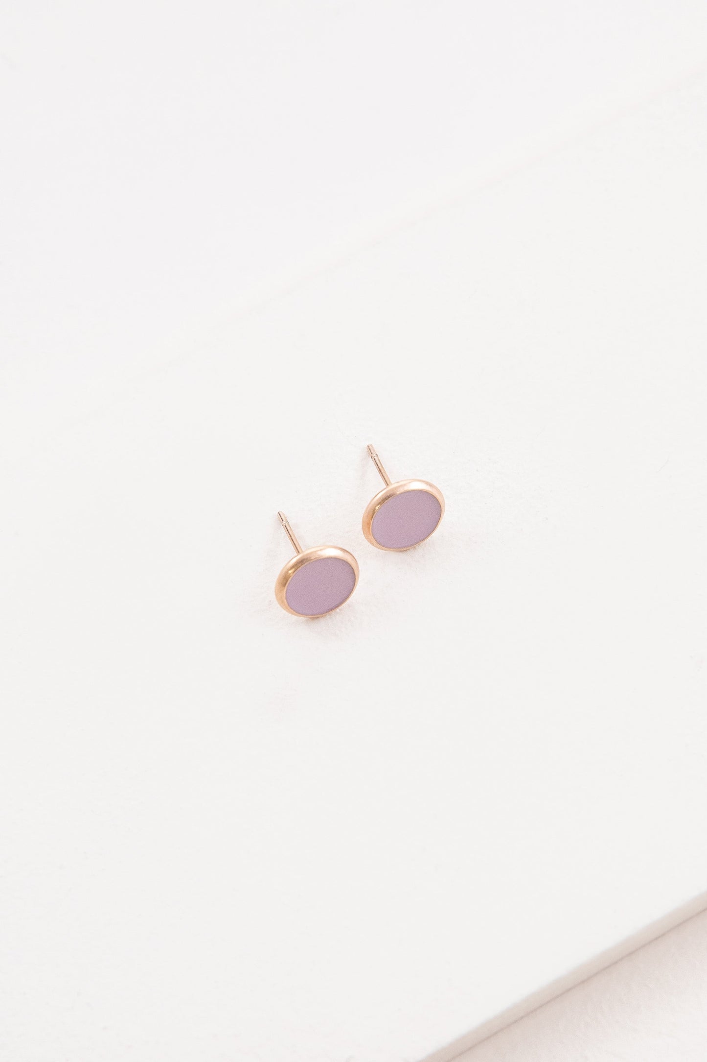10mm Palette Earrings (14K Rose Gold)