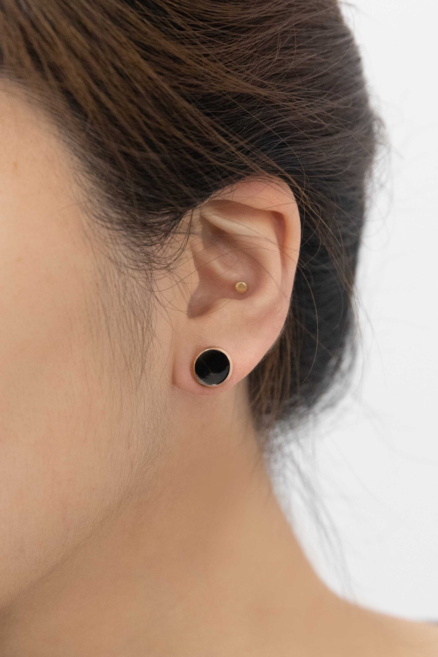 10mm Palette Earrings (14K Rose Gold)