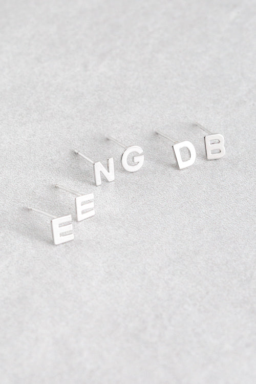 Alphabet Earring (sterl.)