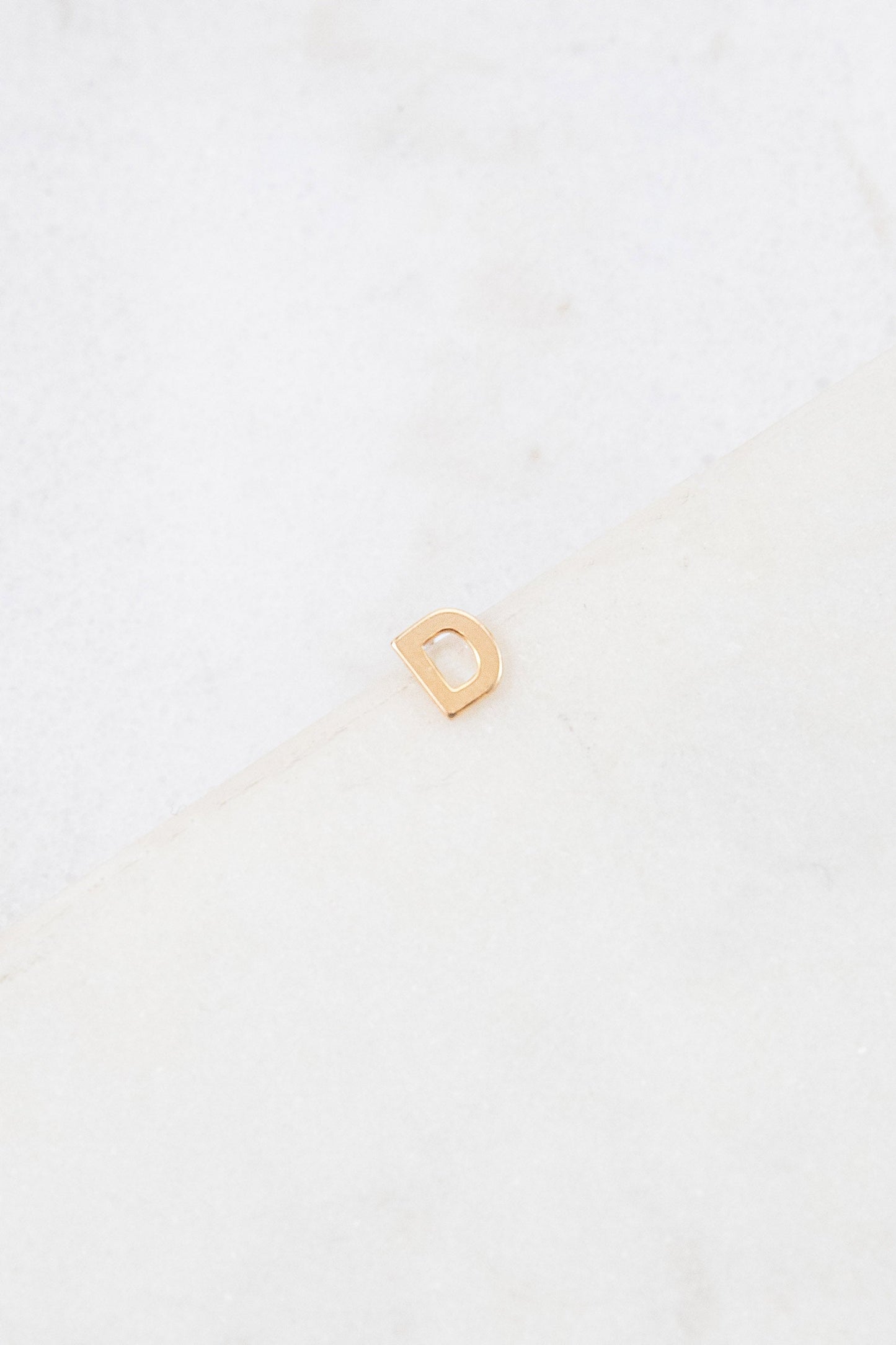 Alphabet Earring (14K Gold)