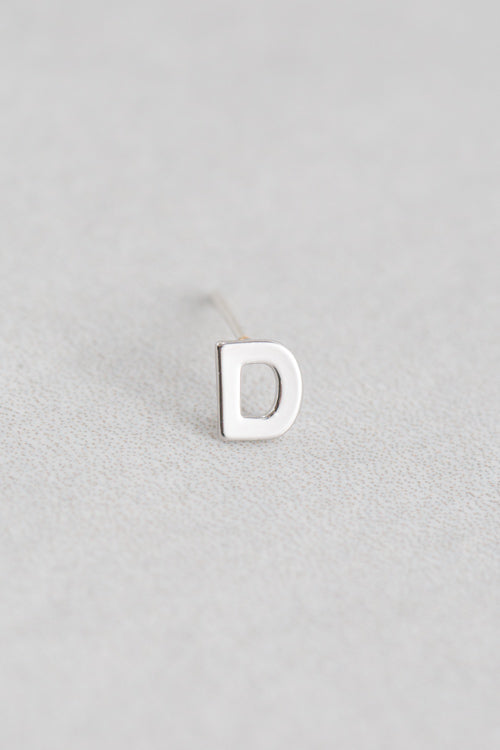 Alphabet Earring (sterl.)