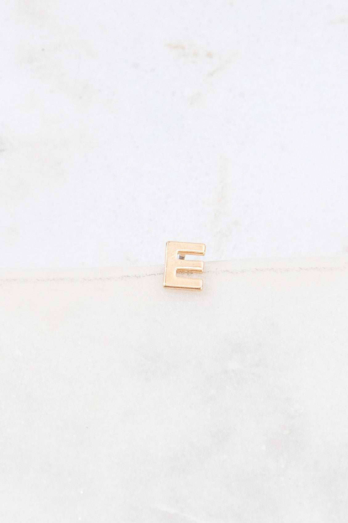 Alphabet Earring (14K Gold)