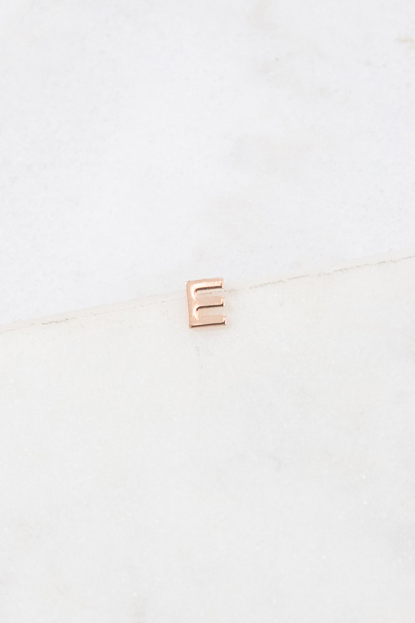 Alphabet Earring (14K Rose)