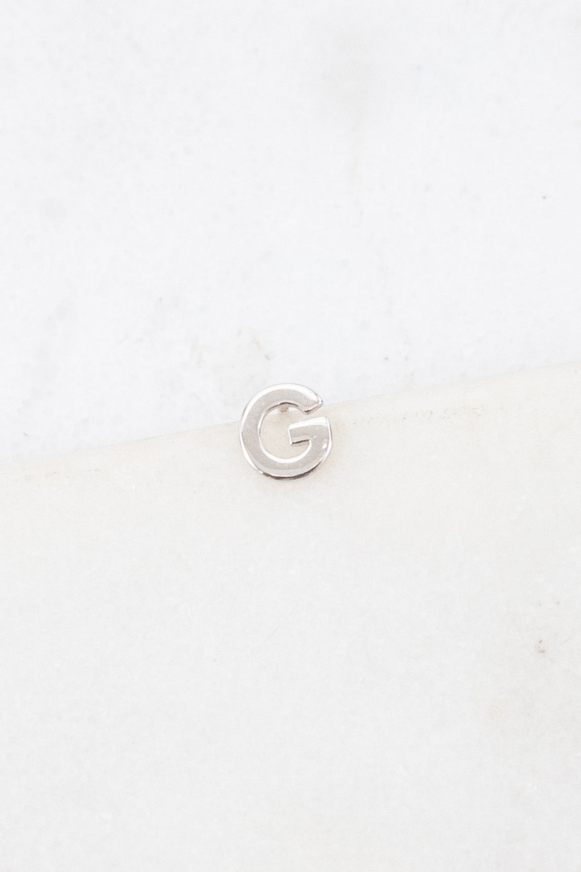Alphabet Earring (14K Gold)