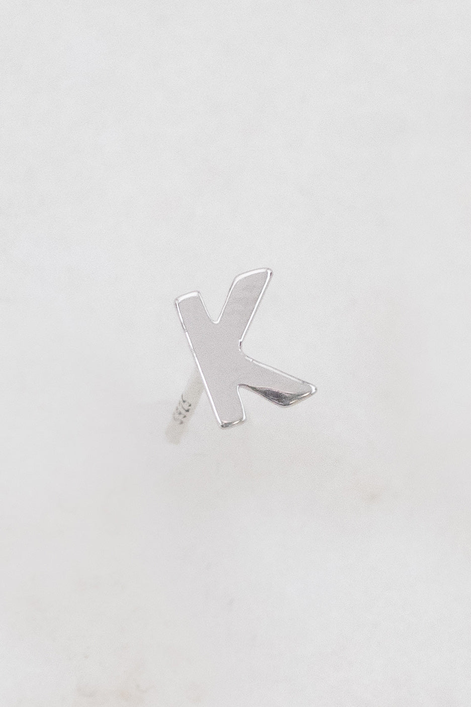 Alphabet Earring (14K Rose)