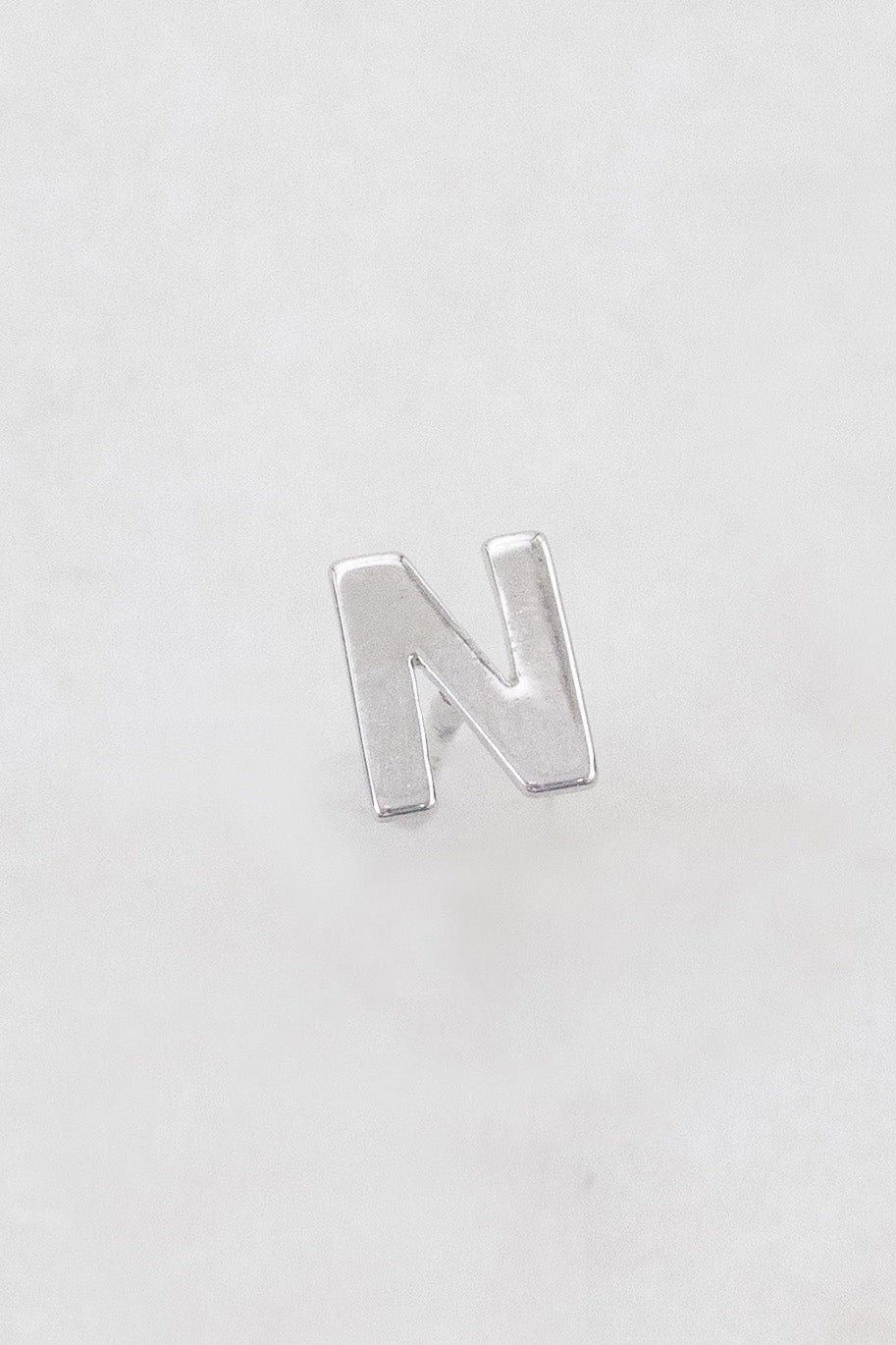 Alphabet Earring (sterl.)