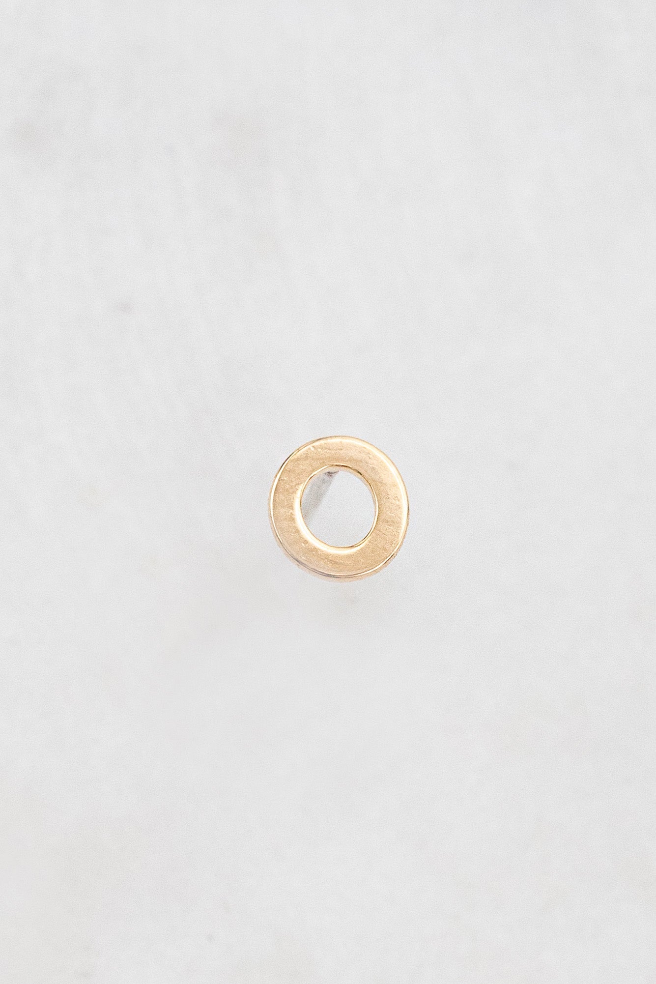 Alphabet Earring (14K Gold)
