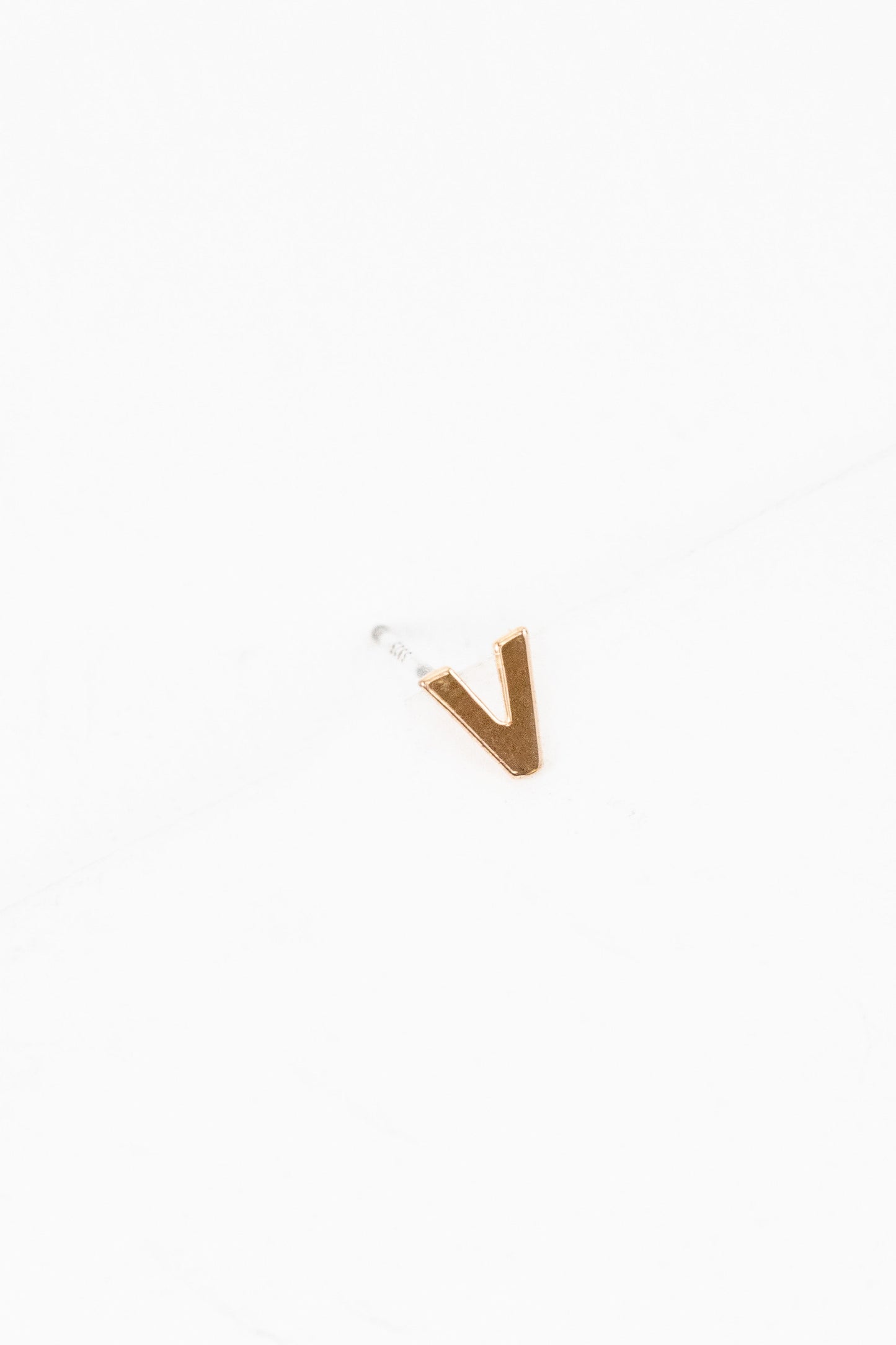 Alphabet Earring (14K Rose)