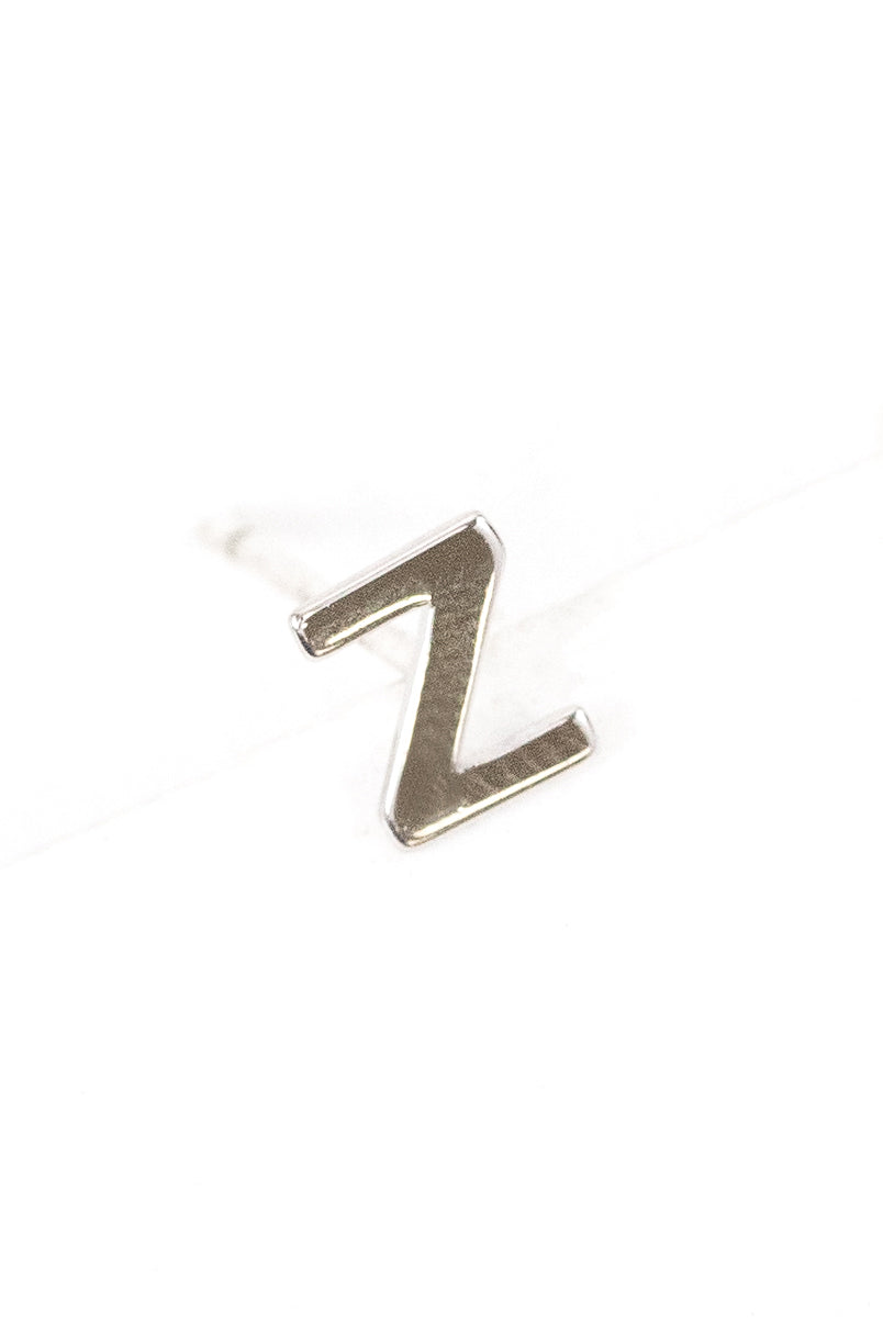 Alphabet Earring (sterl.)