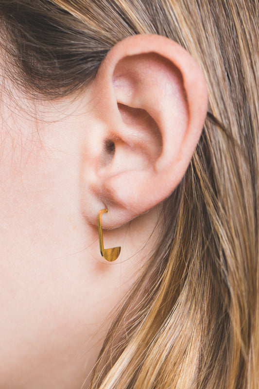 Hang On Drop Earrings (14K)