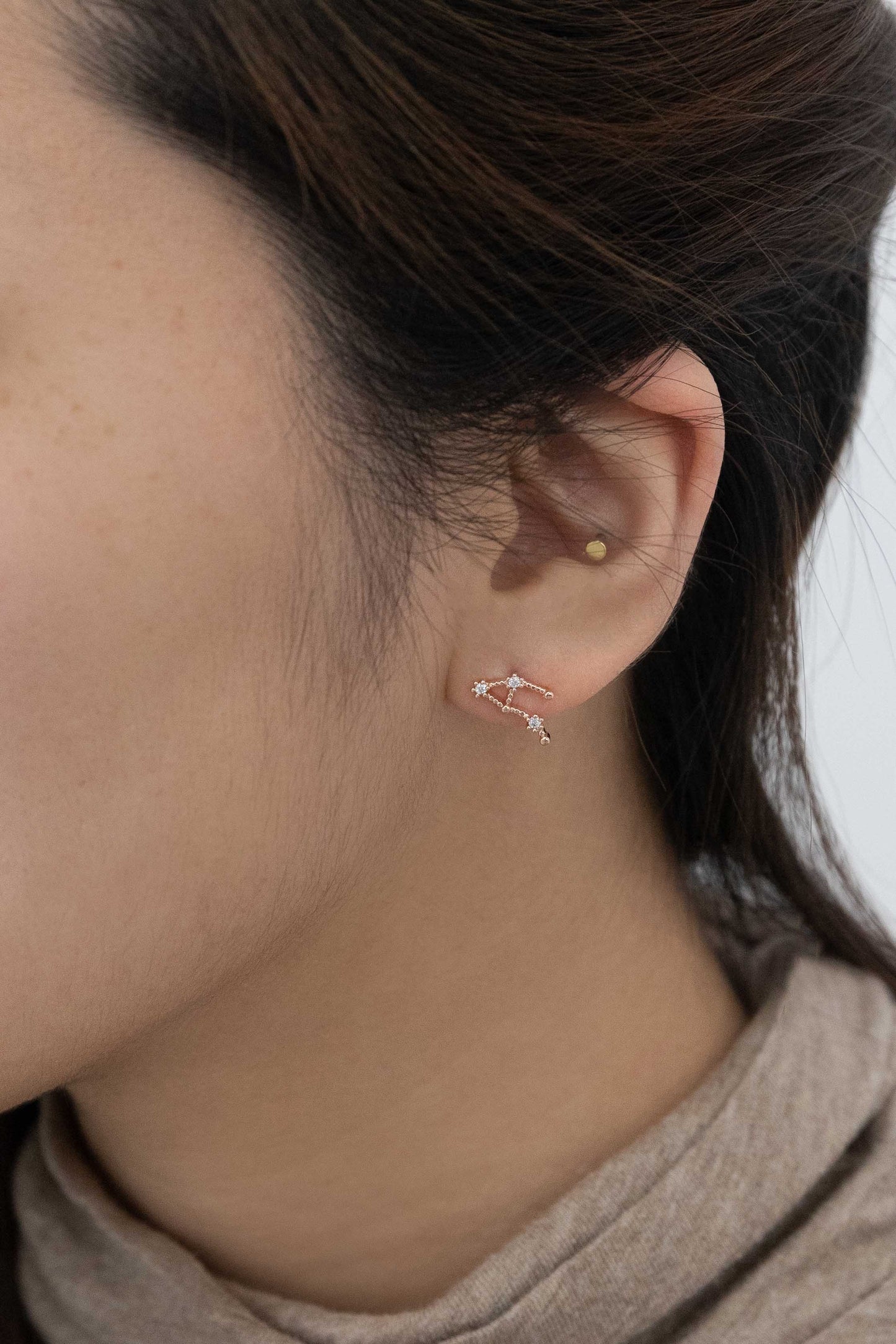 Libra Zodiac Earrings