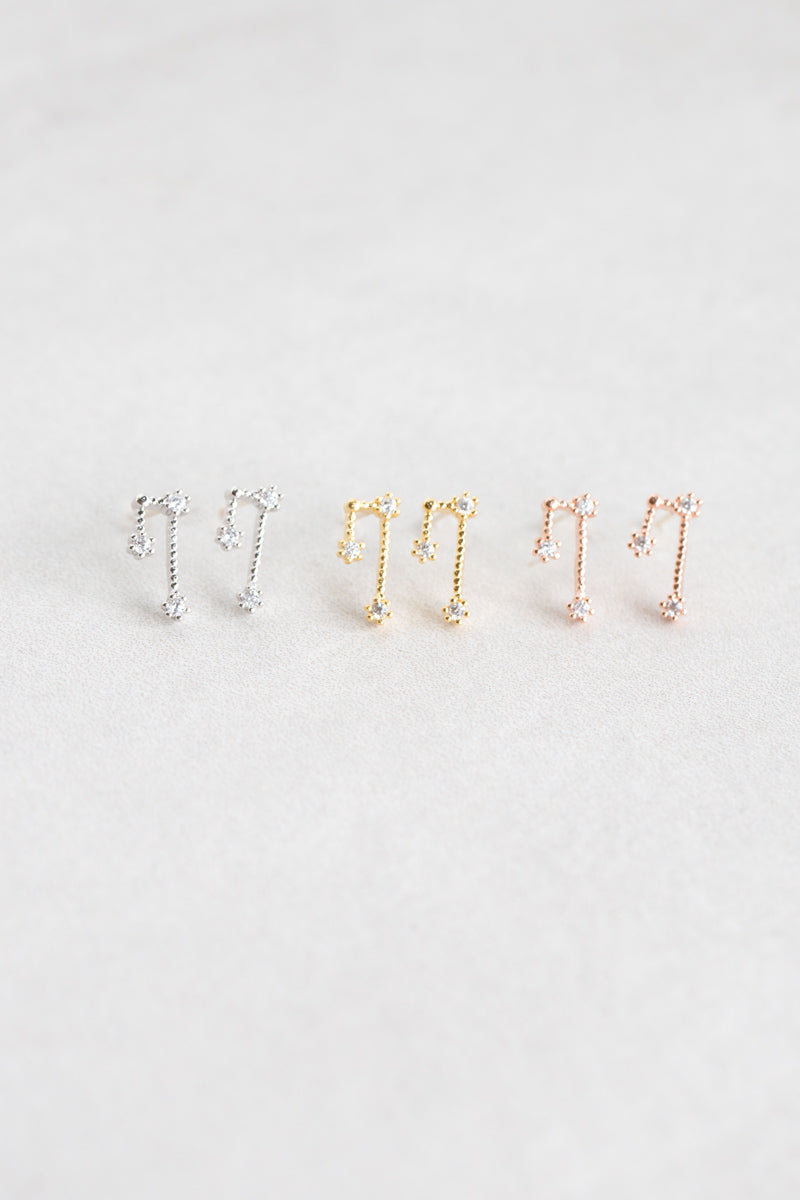 Taurus Zodiac Earrings