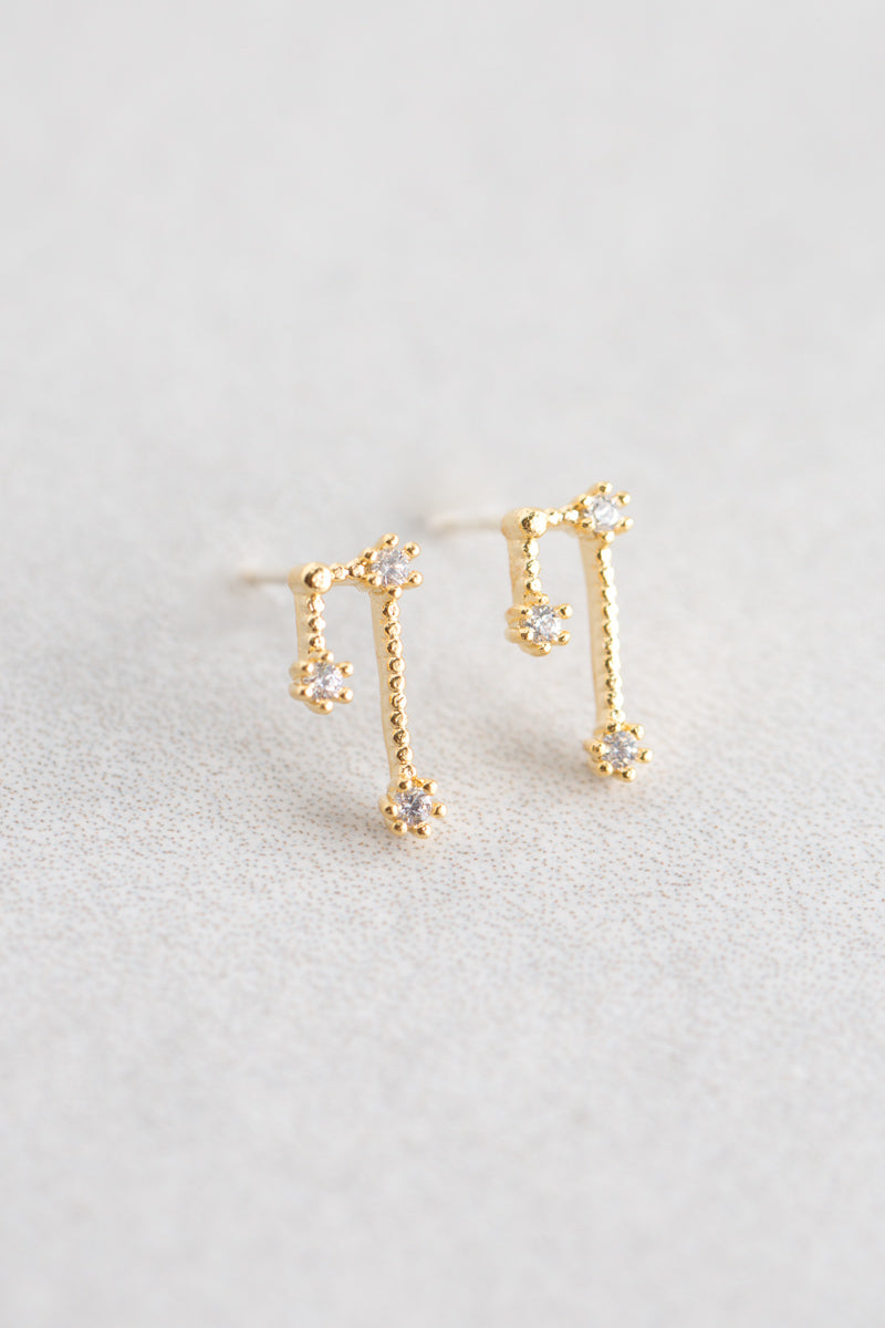 Taurus Zodiac Earrings