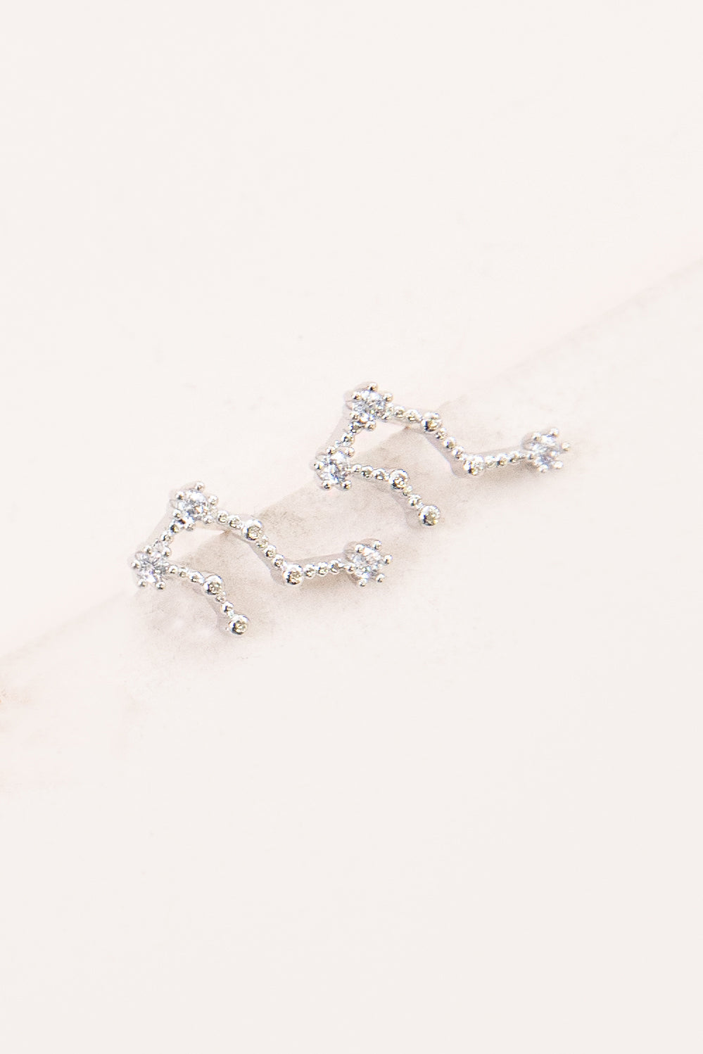 Aquarius Zodiac Earrings