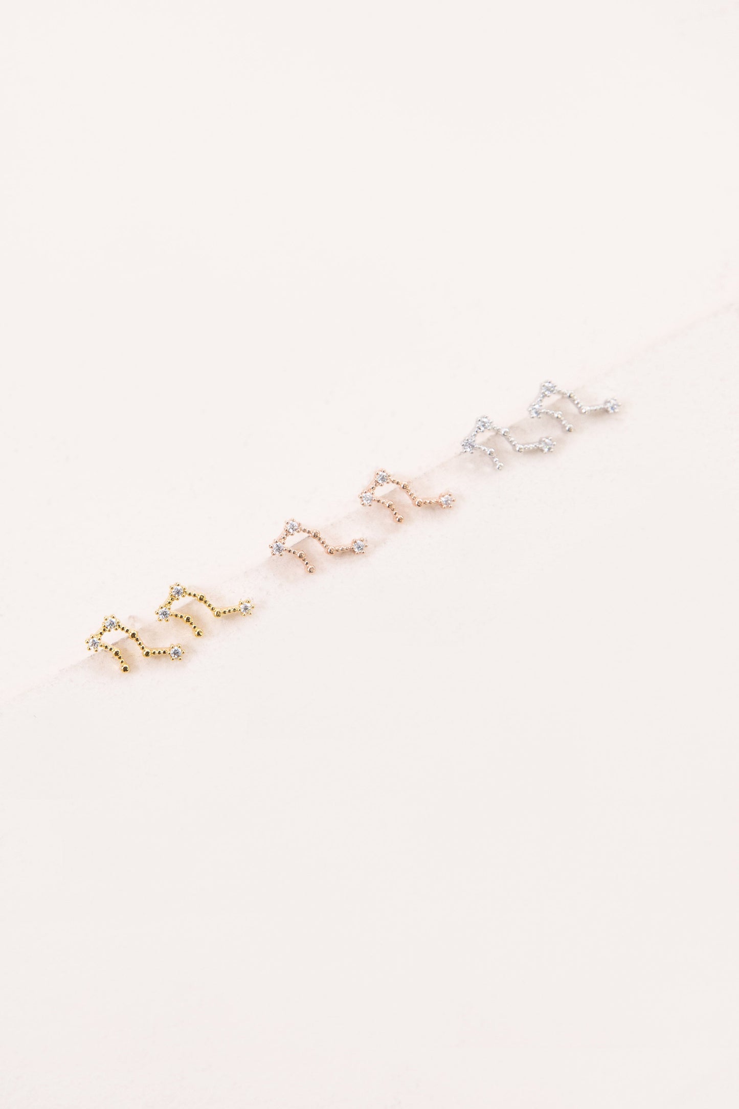 Aquarius Zodiac Earrings