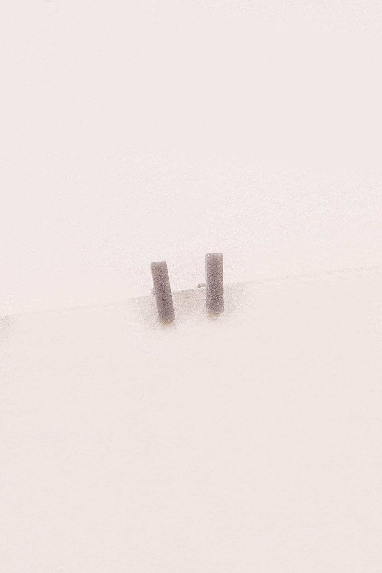 Porsha Dash Stud Earrings | Gray