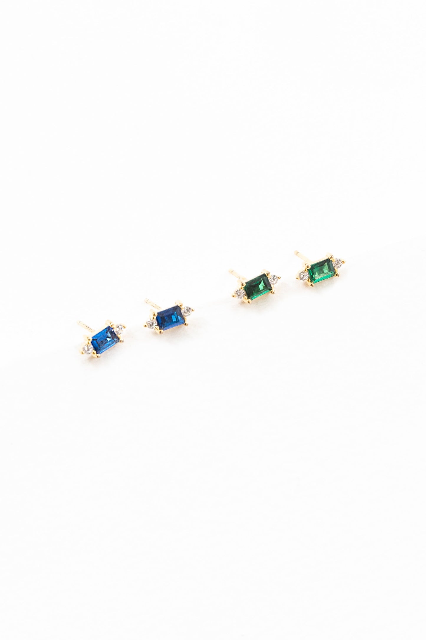 Kept Treasure Stud Earrings (14K)