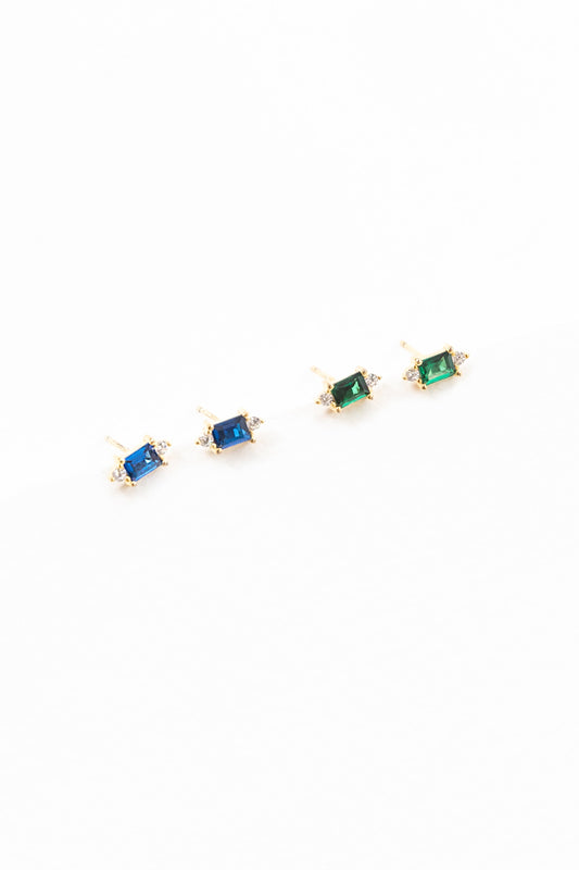 Kept Treasure Stud Earrings (14K)