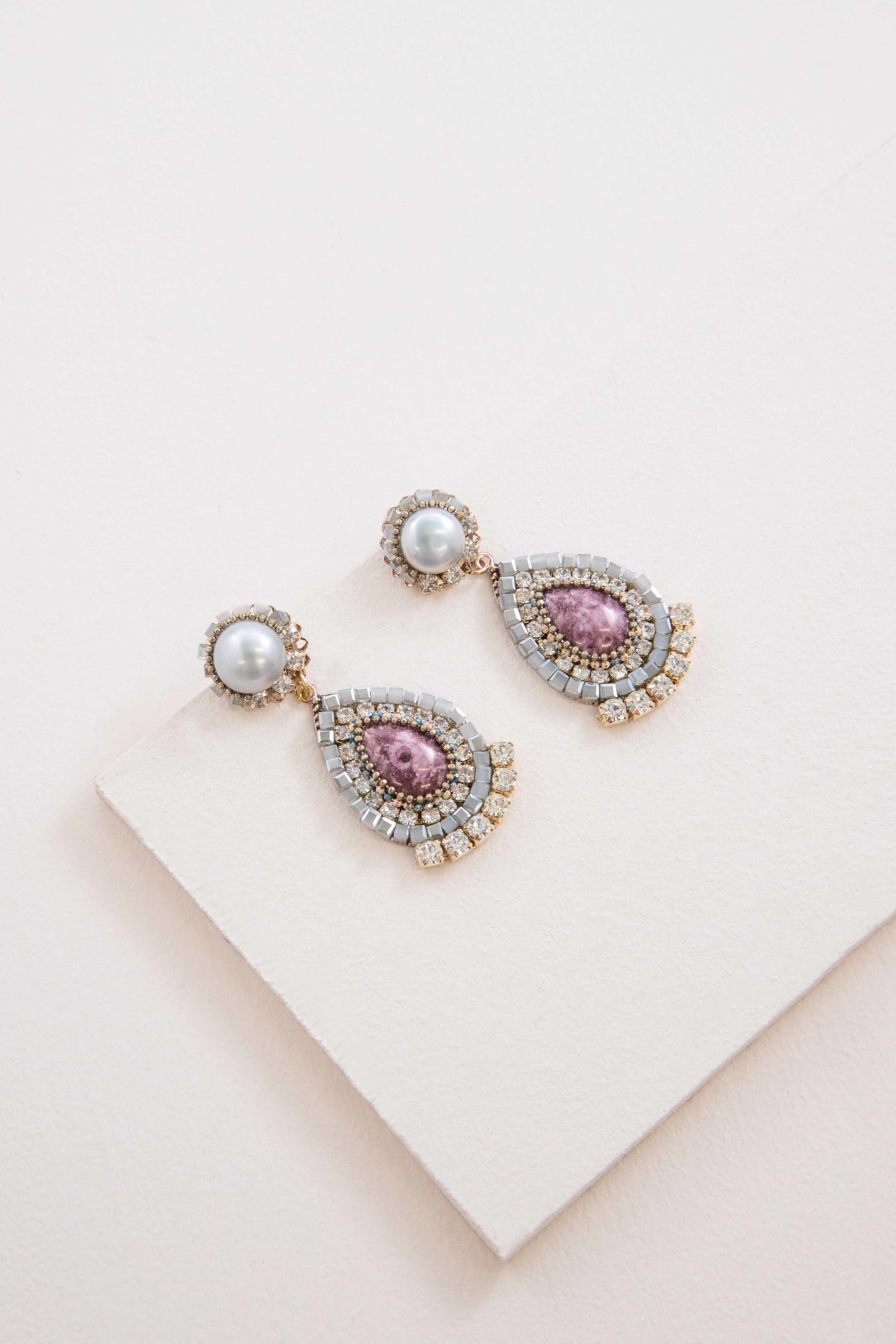 Wine Drop Earring