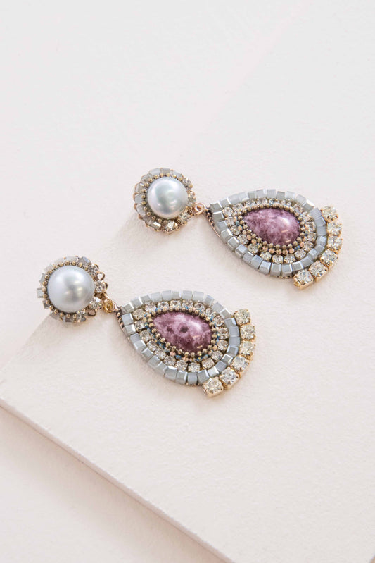 Wine Drop Earring