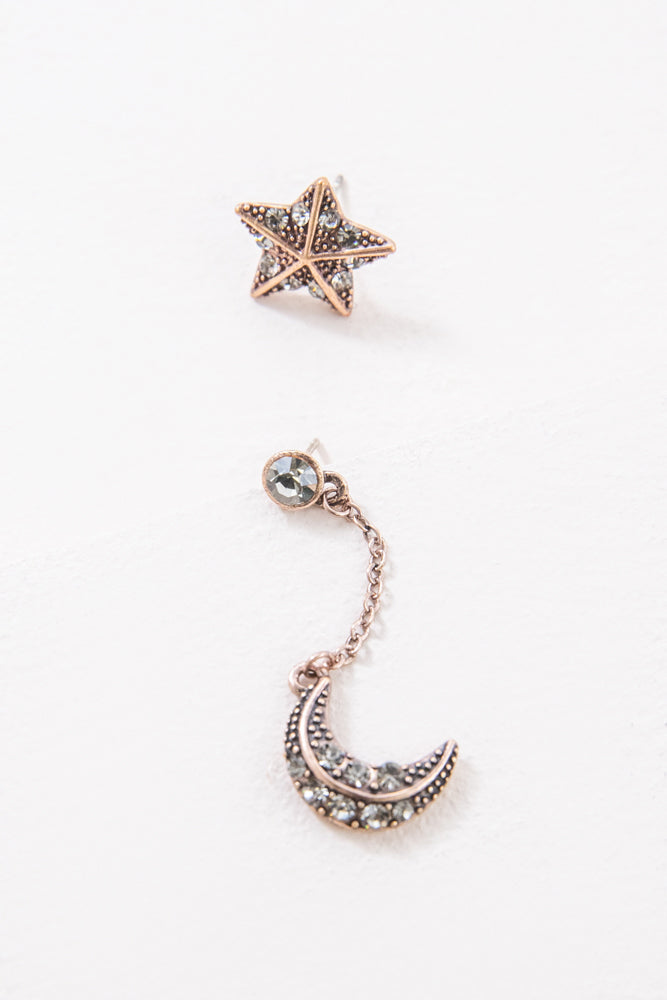 Morning Star Mismatched Earrings